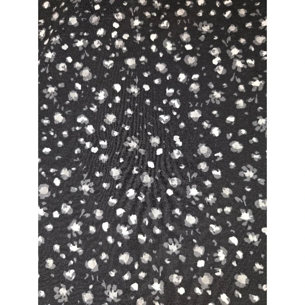 Cacique Black‎ Floral Print Lace Trim V Neck Sleeveless Chemise Sleep Wear 2X